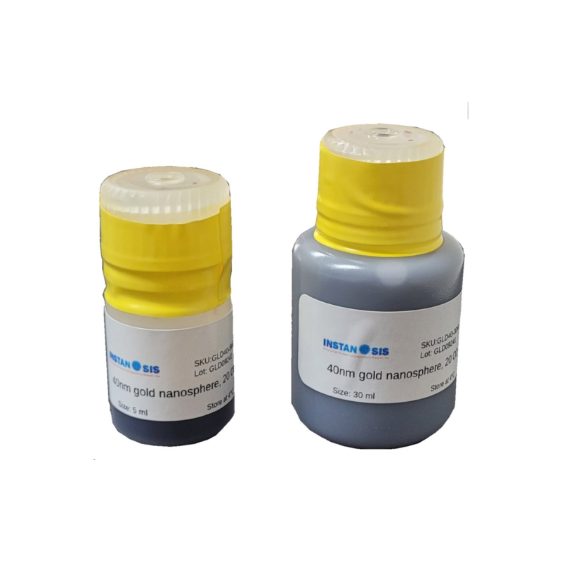 40nm gold nanospheres for passive adsorption, 20 OD