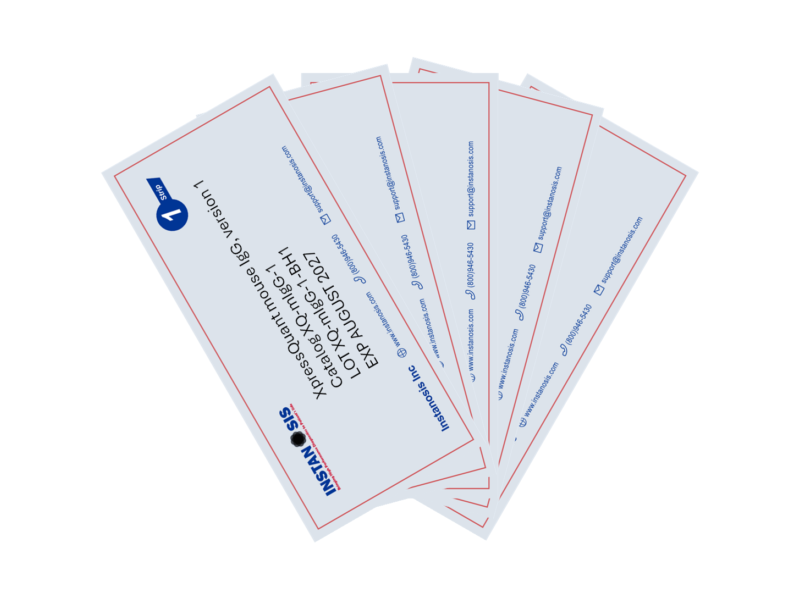XpressQuant Mouse IgG test strip, Version 1