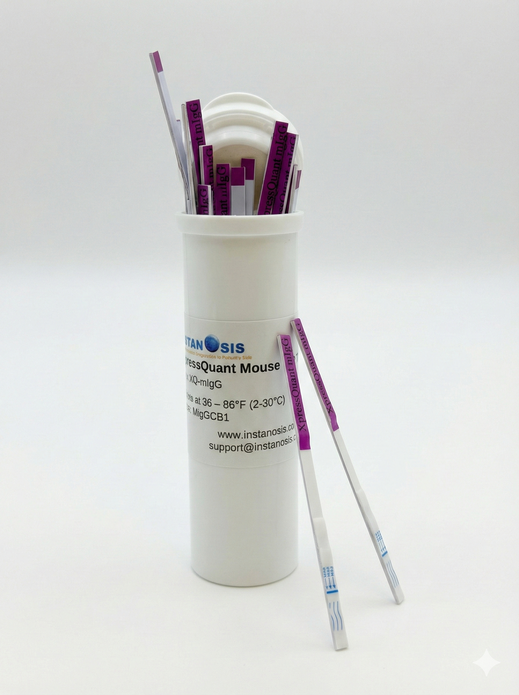 XpressQuant Mouse IgG test strip, Version 1