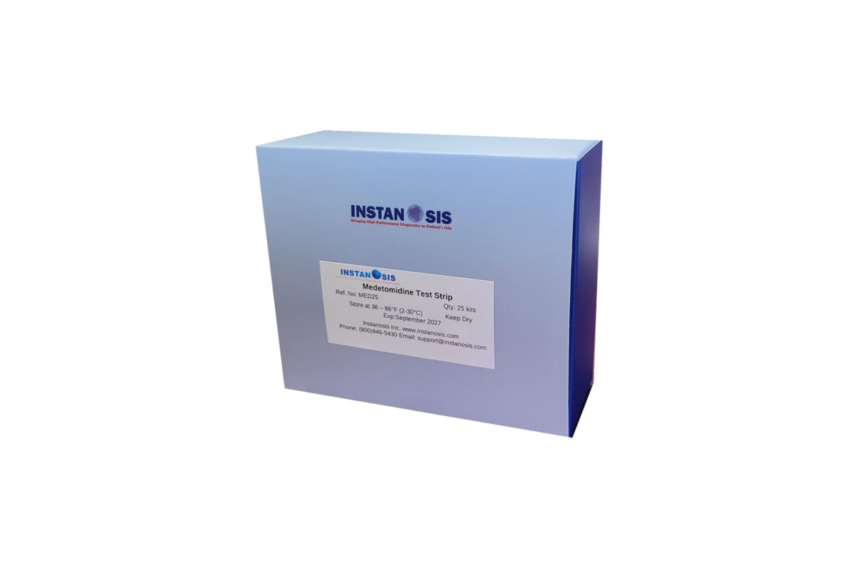 Medetomidine test strip, for forensic and harm reduction applications
